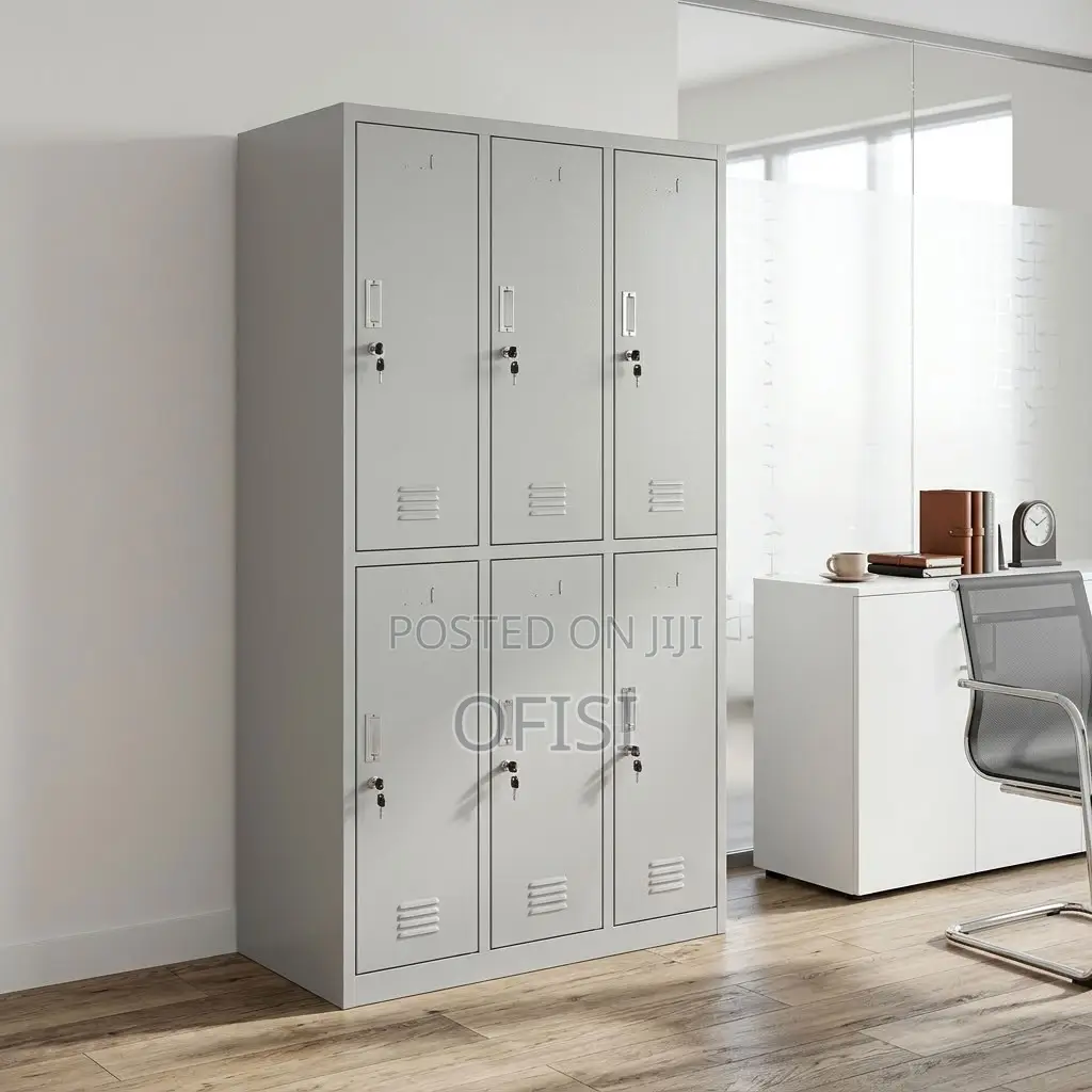 Office Cabinet; Six-Door Storage Cupboard