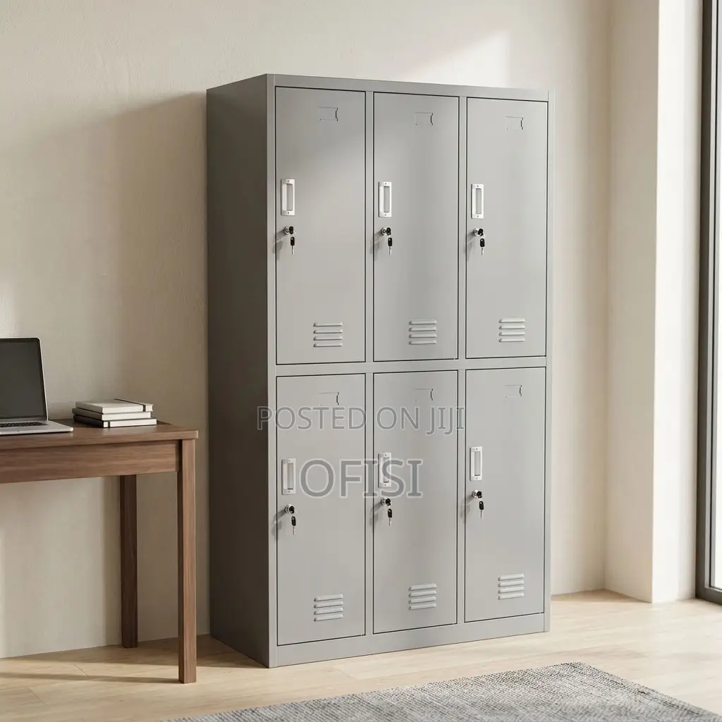 Office Cabinet; Six-Door Storage Cupboard