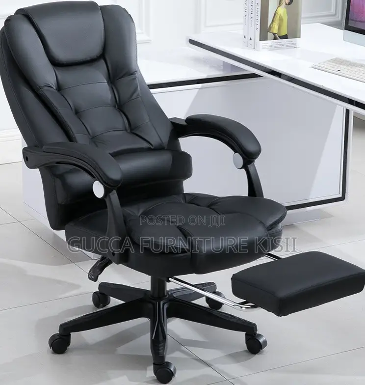Director's Leather High Back Desk Ergonomic Chair