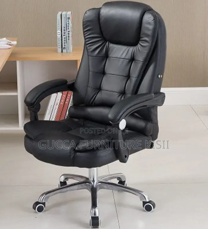 Director's Leather High Back Desk Ergonomic Chair