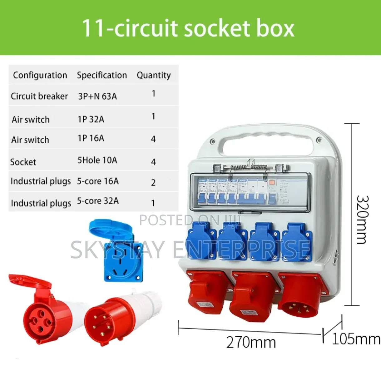 Industrial Socket Extension Kit
