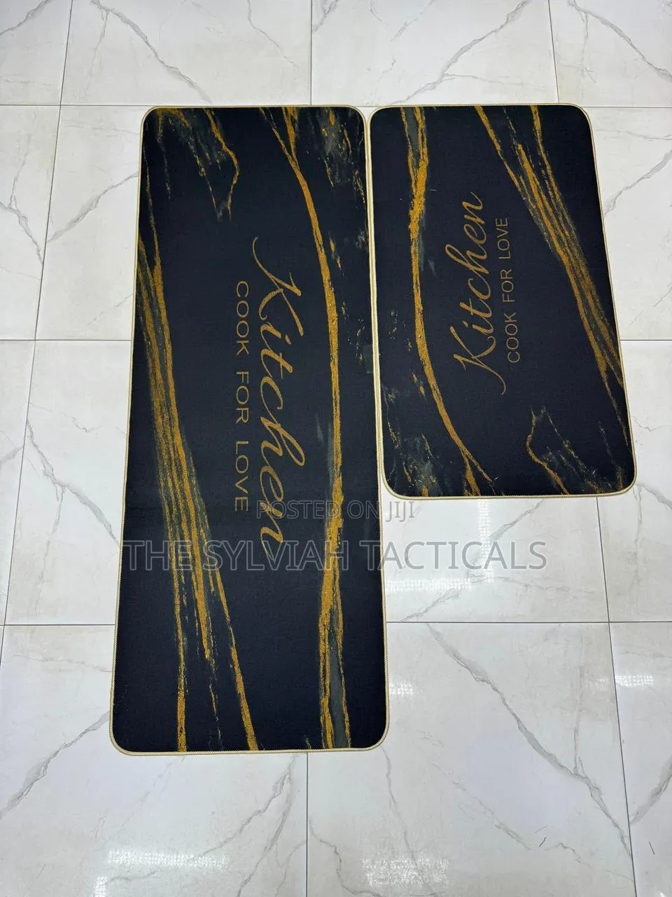 2pc Kitchen Mat Sets*A 2pc Rubber Mat