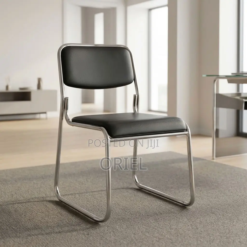 Office Chair : Chrome Leg Stackable Office Chair