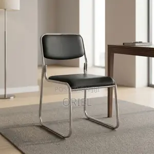 Office Chair : Chrome Leg Stackable Office Chair