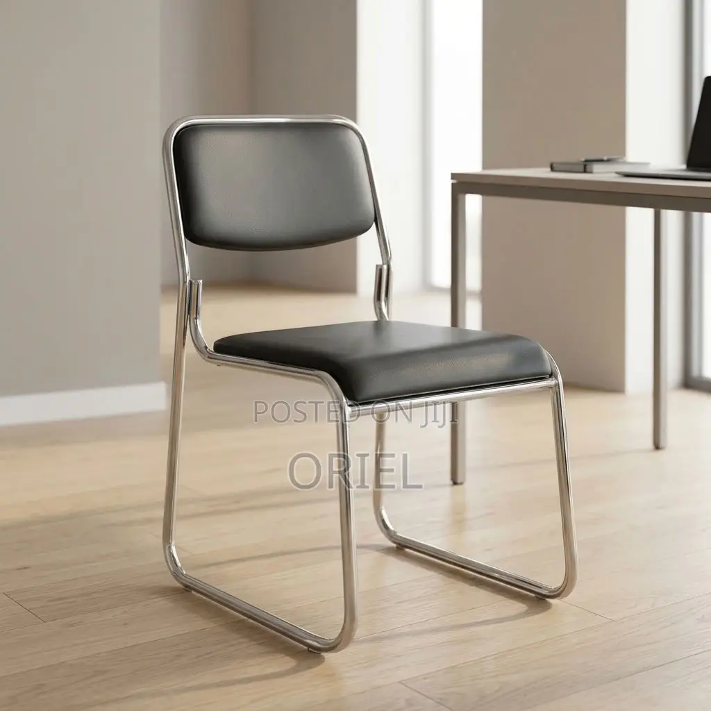 Office Chair : Chrome Leg Stackable Office Chair