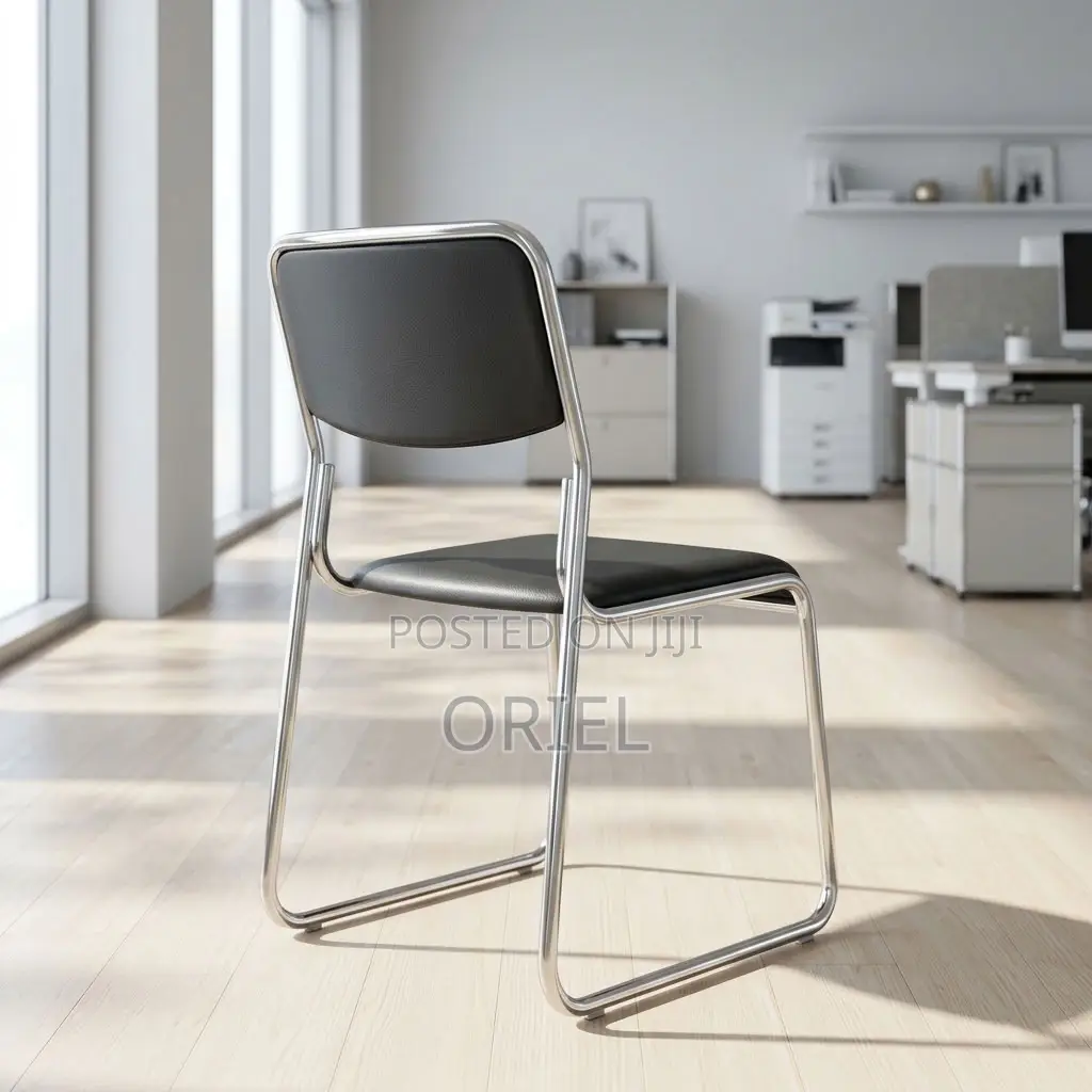 Office Chair : Chrome Leg Stackable Office Chair