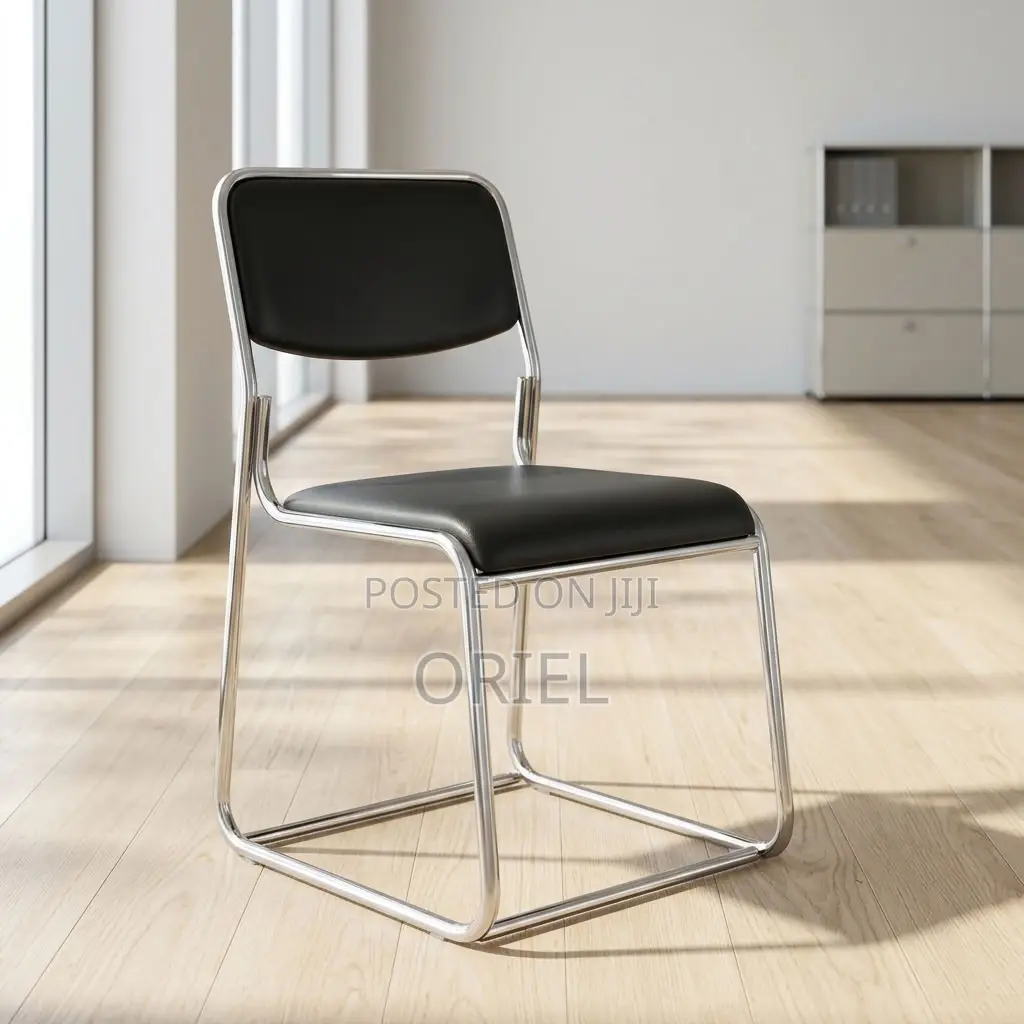 Office Chair : Chrome Leg Stackable Office Chair