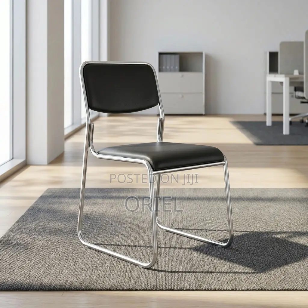 Office Chair : Chrome Leg Stackable Office Chair
