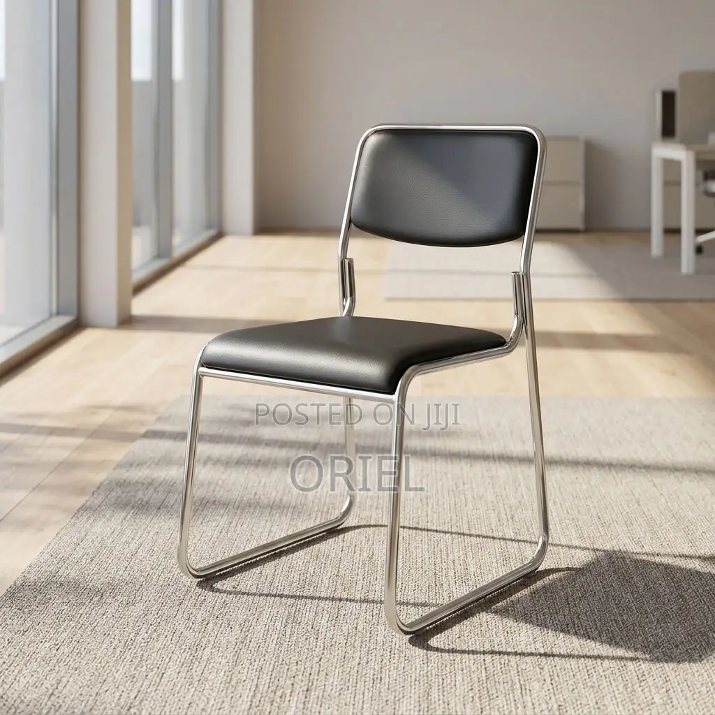 Office Chair : Chrome Leg Stackable Office Chair