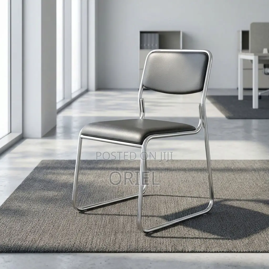 Office Chair : Chrome Leg Stackable Office Chair