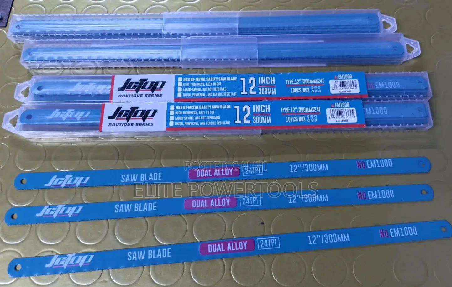 Jctop Hacksaw Bi-Metal Saw Blades