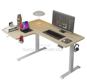 1400mm Standing Desk With L-Shape Working Top