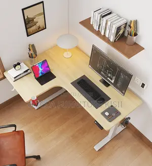1400mm Standing Desk With L-Shape Working Top