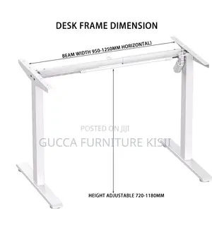 Beech 120cm Single Motor Sit/Stand Desk