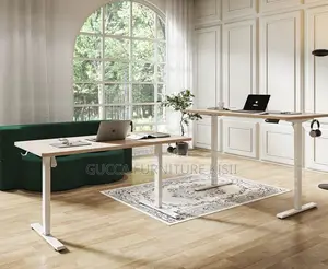 Beech 120cm Single Motor Sit/Stand Desk