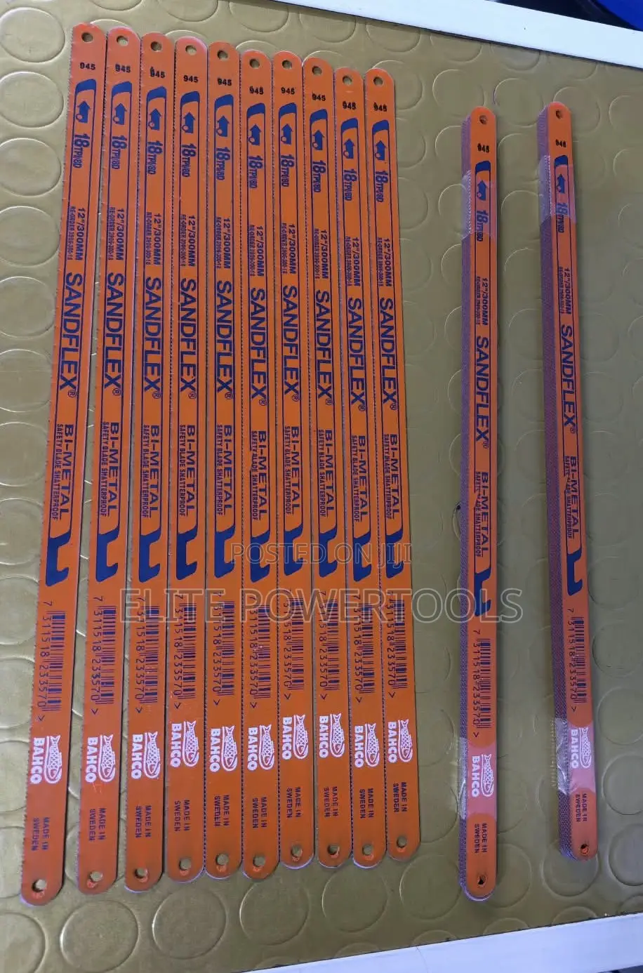 Bahco Sandflex Bi-Metal Hacksaw Blades – 12"