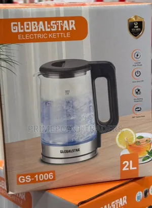 Globalstar 2-Litre Electric Glass Kettle – Everyday Convenience
