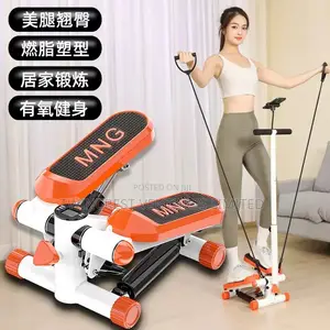 2-in-1 Silent Hydraulic Stair Stepper/Cardio Training Fitness Stepper