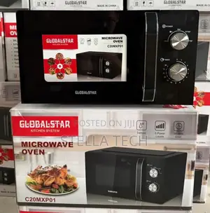 Globalstar C20MXP01 Manual Microwave Oven (20 Liters) in Black