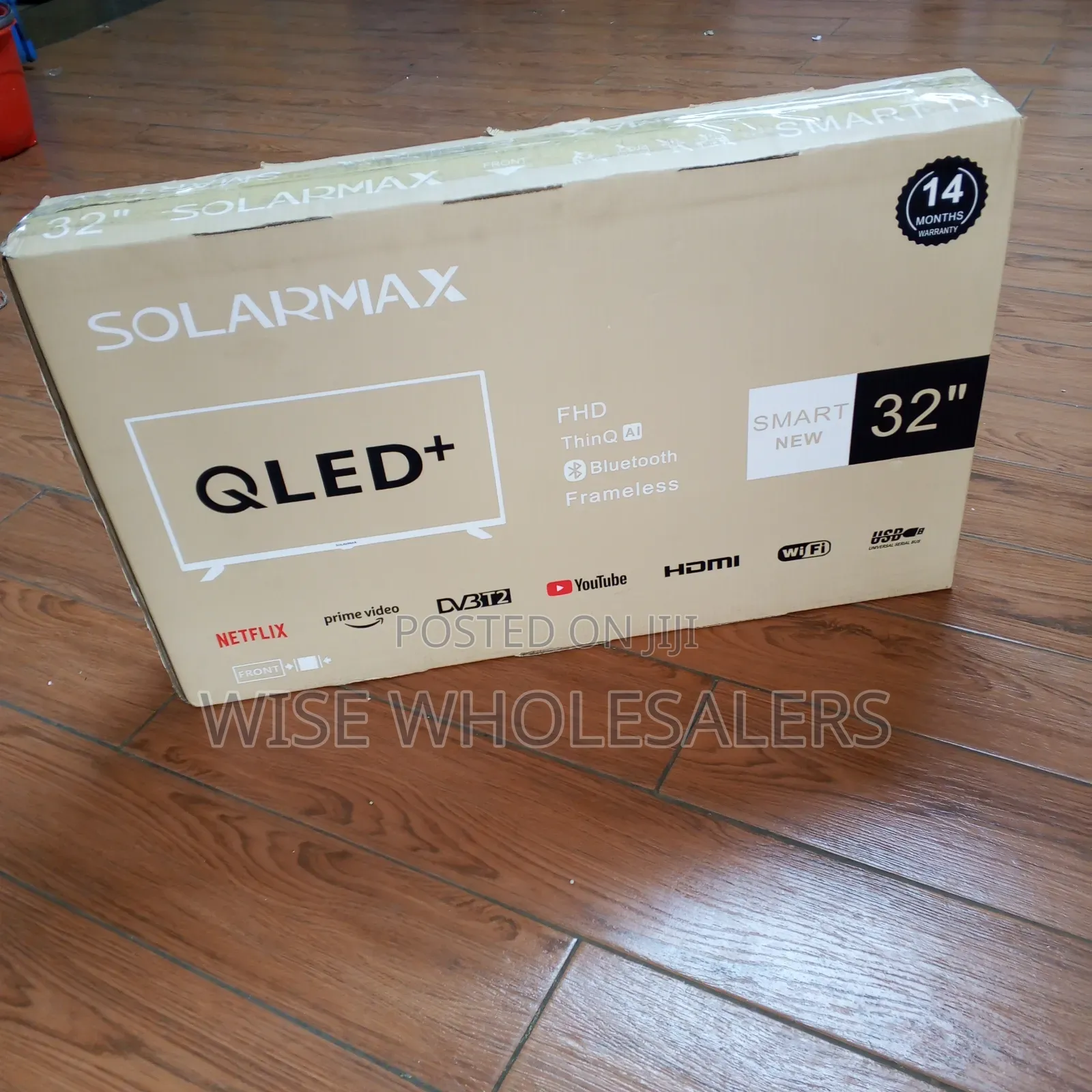 Solarmax 32"inch Qled TV Frameless Blueooth Enabled