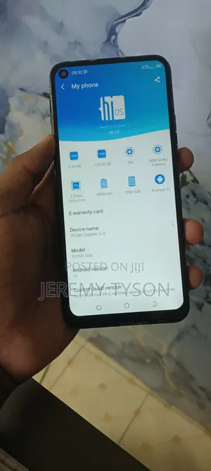 Tecno Camon 16S 128 GB Blue