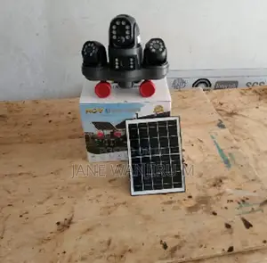 V380 Four Lens Solar Powered CCTV Camera