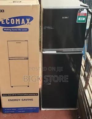 Ecomax 118 Litres Dark Silver Double Door Refrigerator