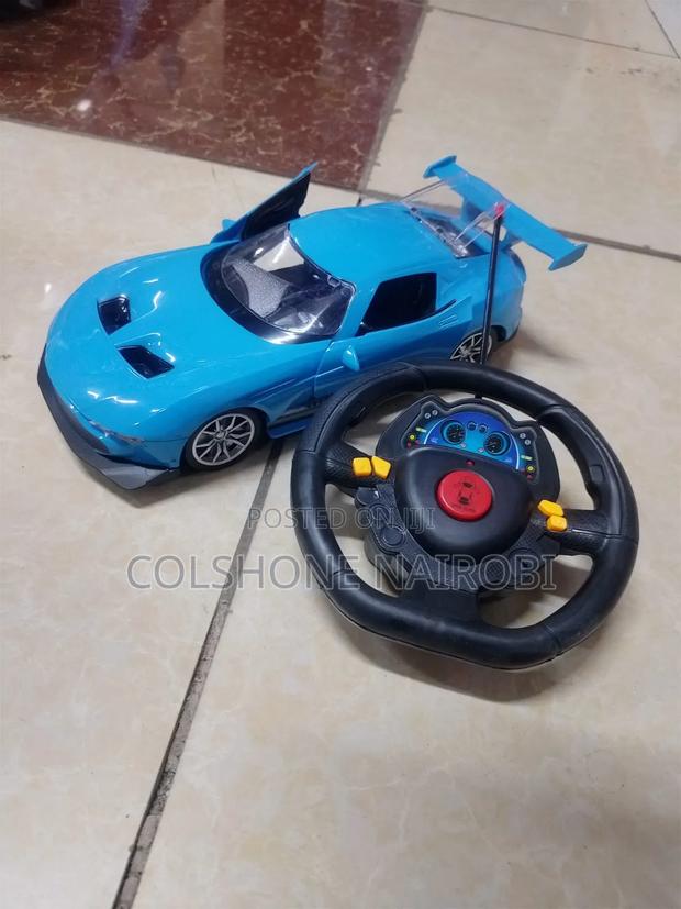 Kids Remote Control Sports Racing Car With Remote Steering Wheel