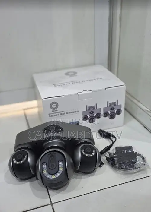 V380 Pro 3-Lens 3-Screen Outdoor Wireless CCTV Camera