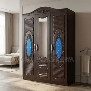 Wardrobe; Modern 3 Door Wardrobe for Bedroom Storage and Organization