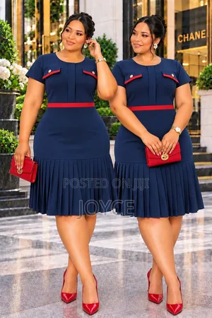 Straight Dress With Plits