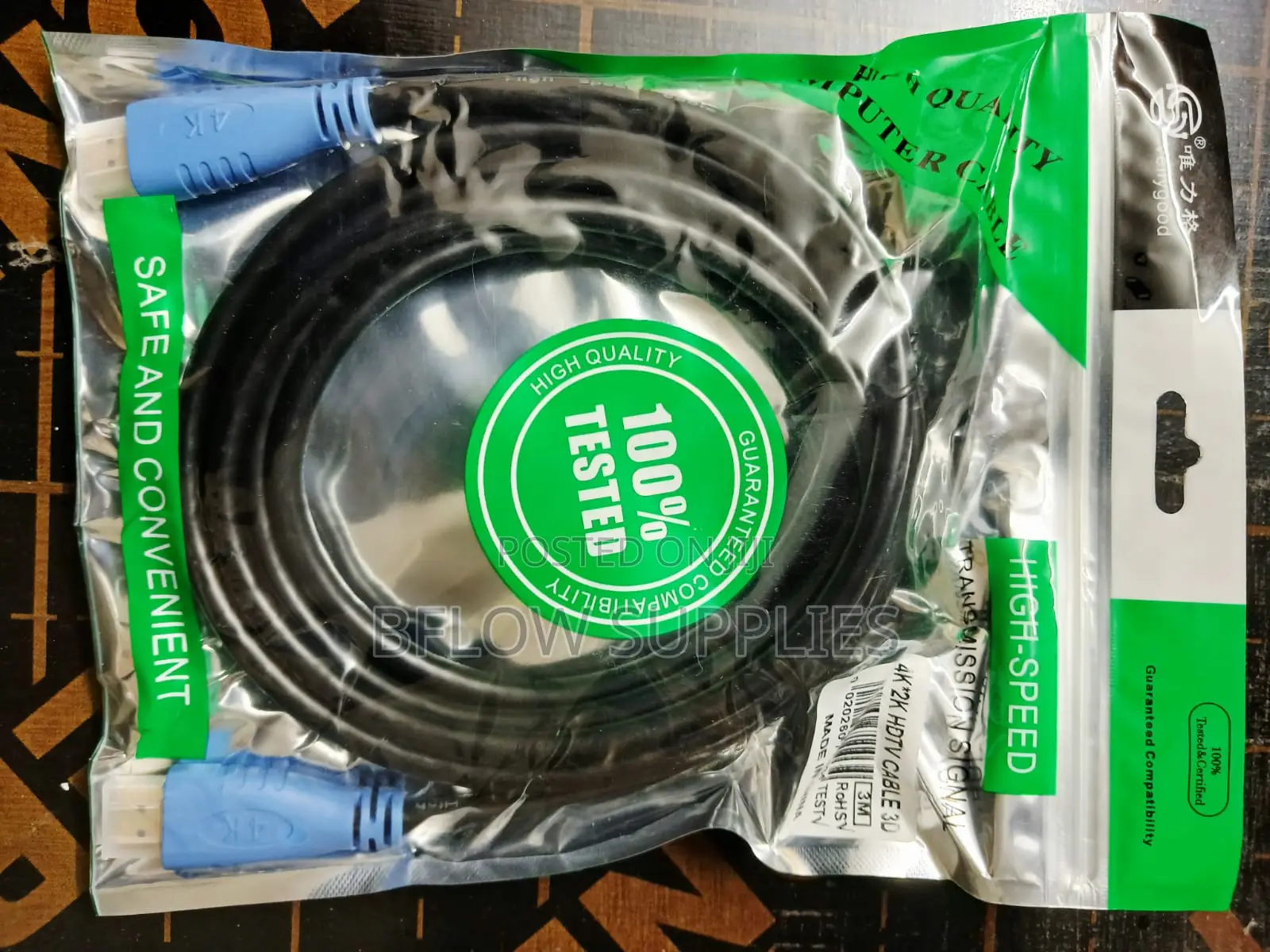 3 Meters HDMI Cable (Tested)