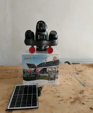 V380 Four Lens WiFi Solar CCTV Camera – Advanced Outdoor Security