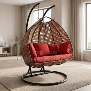 Hammock; Comfortable 2 Seater Hanging Chair for Balcony and Patio