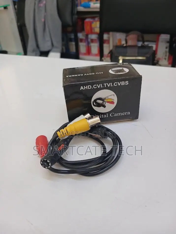 Space-Saving Pinhole CCTV Camera With HD Recording Support