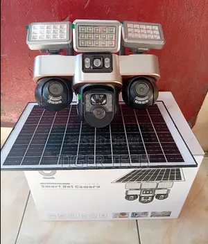 4G VTS-30 V380 Pro Triple Lens Solar Camera Ideal for Remote Locations