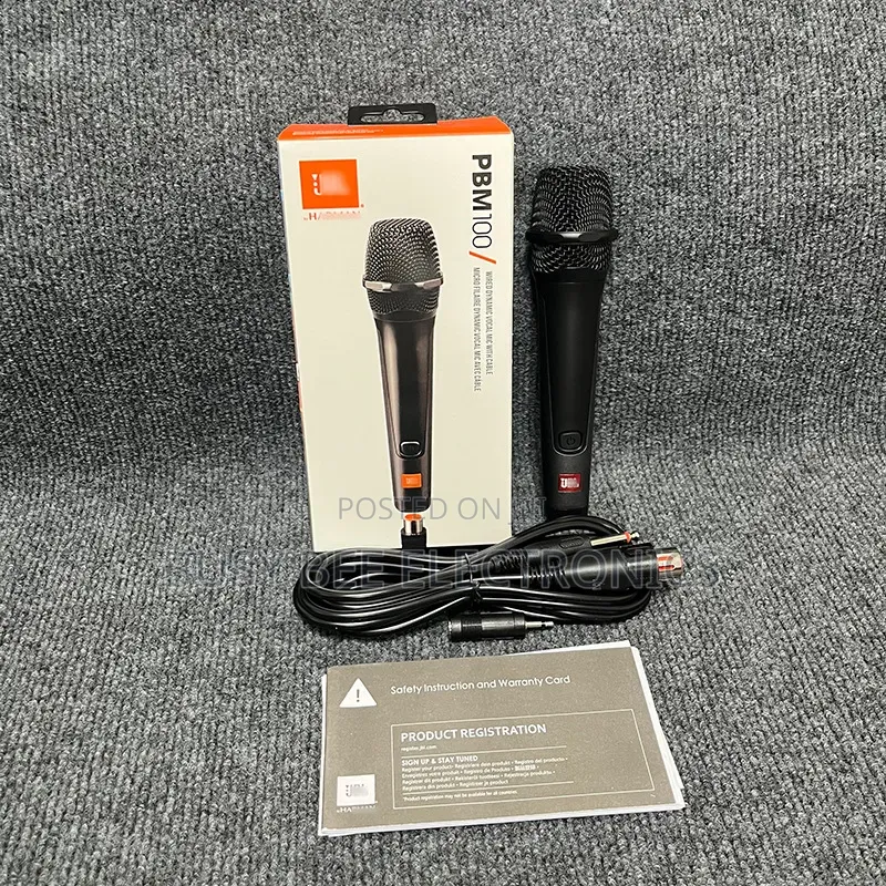 PBM100 Wired Dynamic Vocal Microphone