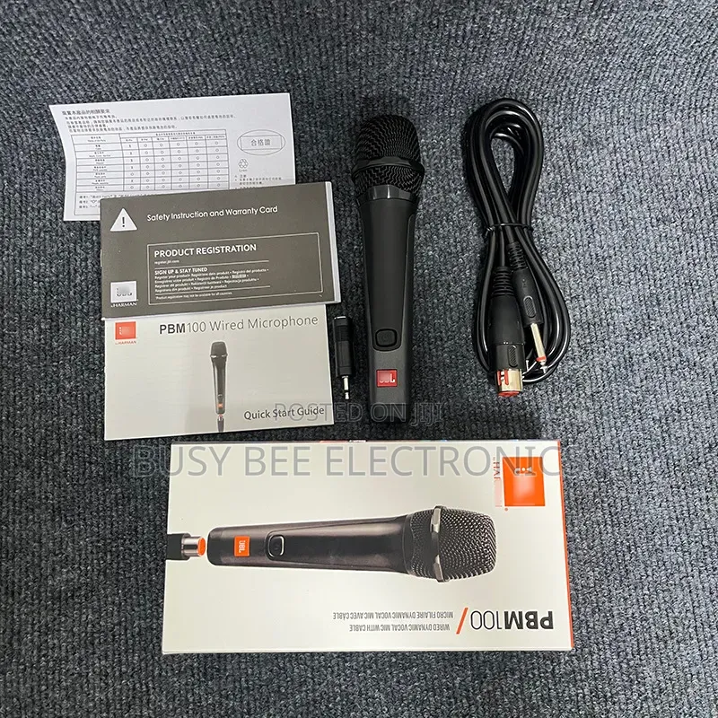 PBM100 Wired Dynamic Vocal Microphone
