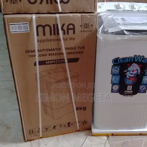 Mika Semi Automatic 6Kg Single Tub Top Load Washing Machine