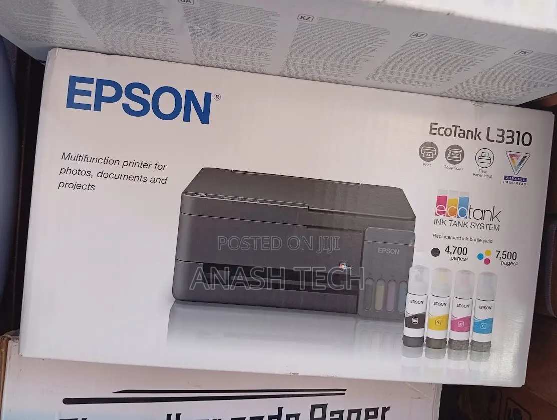 Epson EcoTank L3310 3-in-1 Printer Print Scan Copy