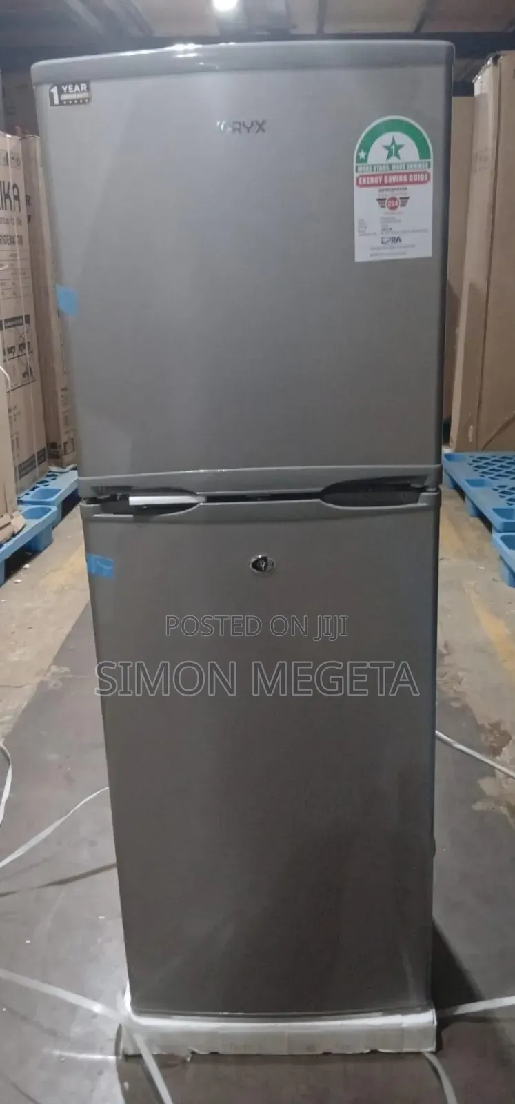 Double Door Refrigerator Oryx Mika 138 Litres
