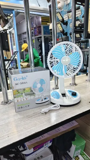 Folding Rechargeable Table Fan
