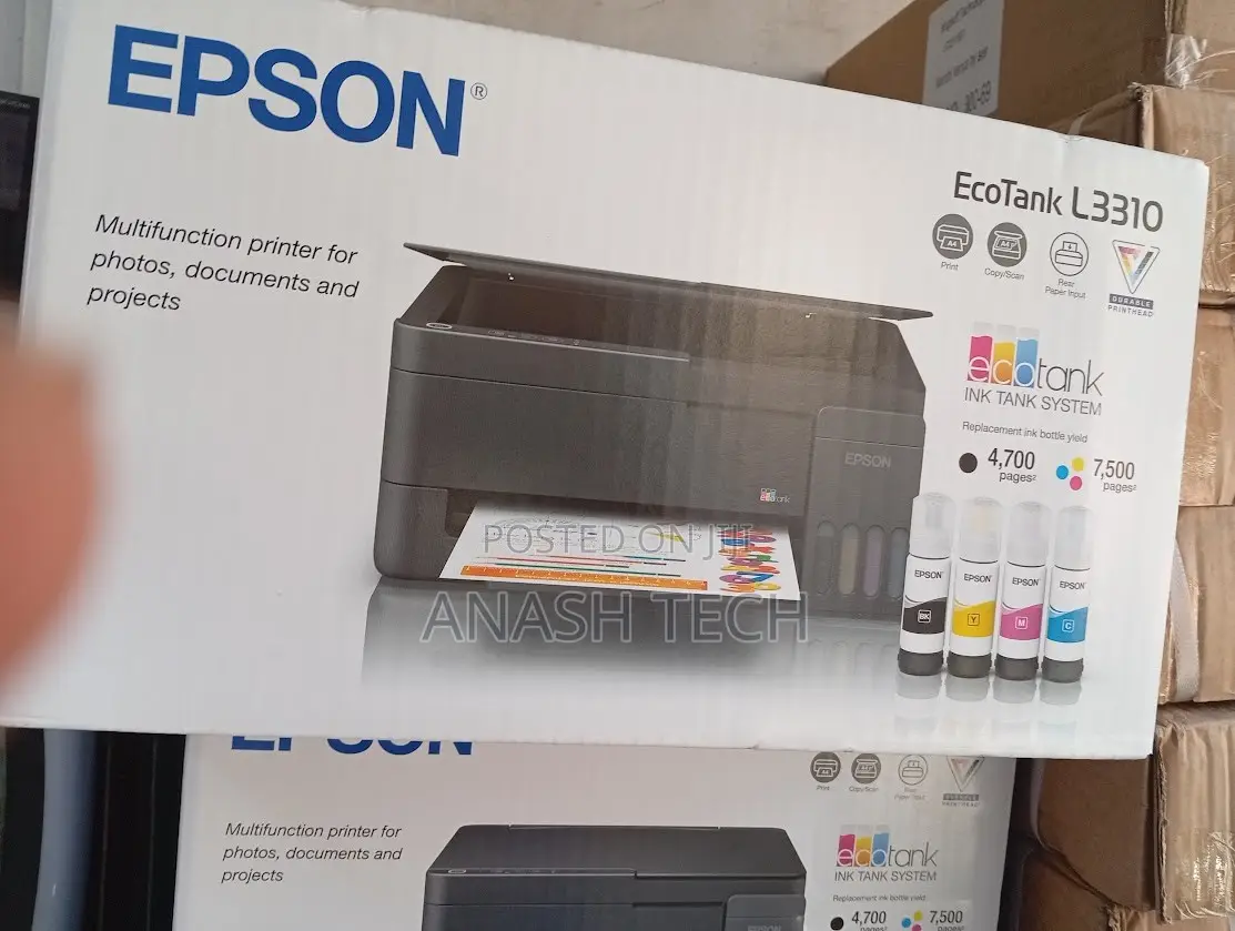 Epson EcoTank L3310 All-in-One Printer – Continuous Ink Tank System