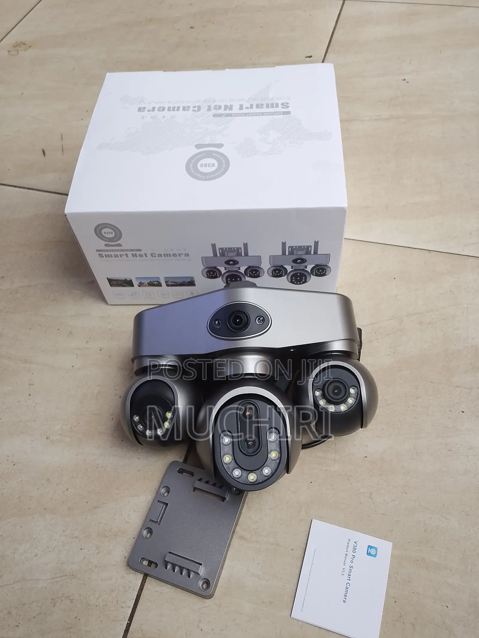 Four Lens 3 PTZ V380 Pro Network CCTV Unit