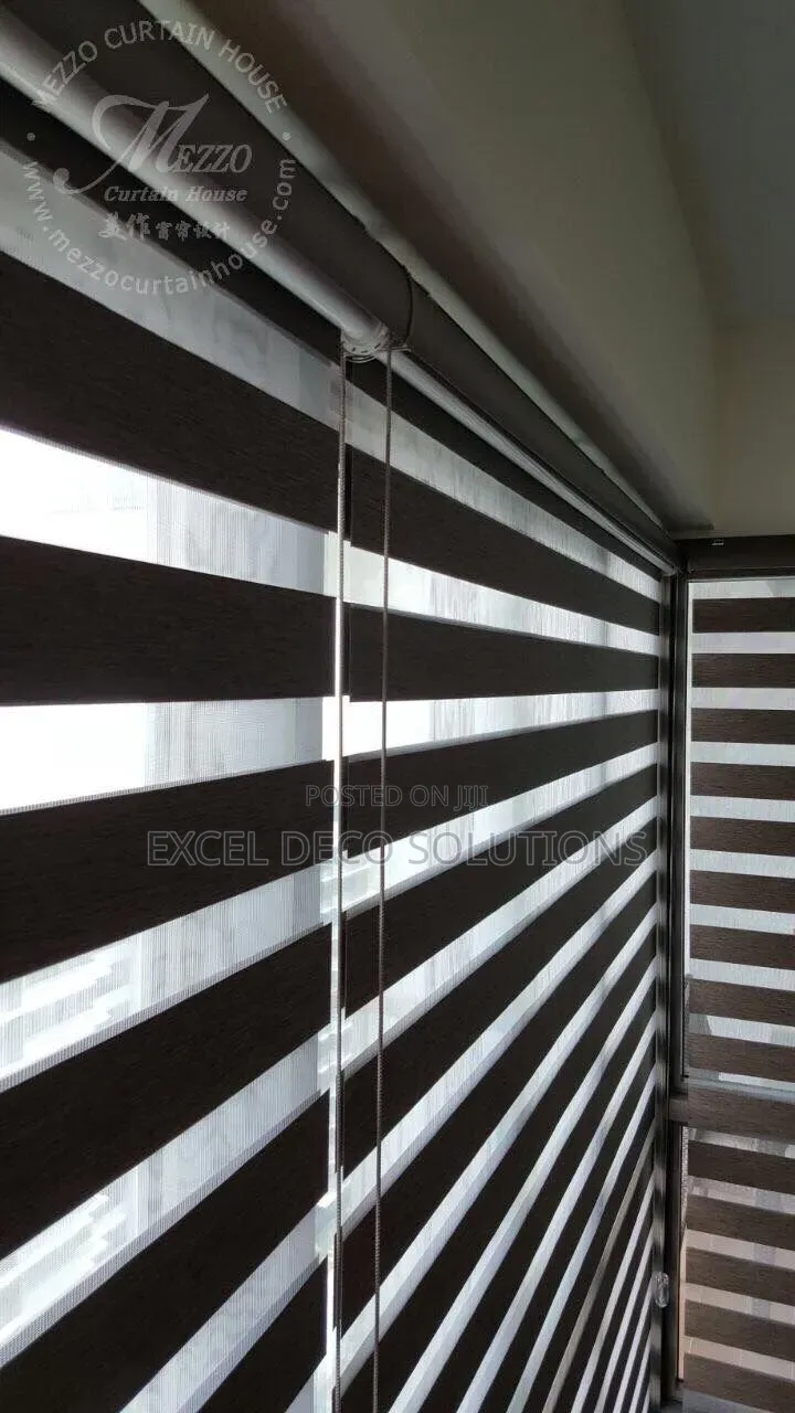 Modern Zebra Blinds for Office and Home Décor