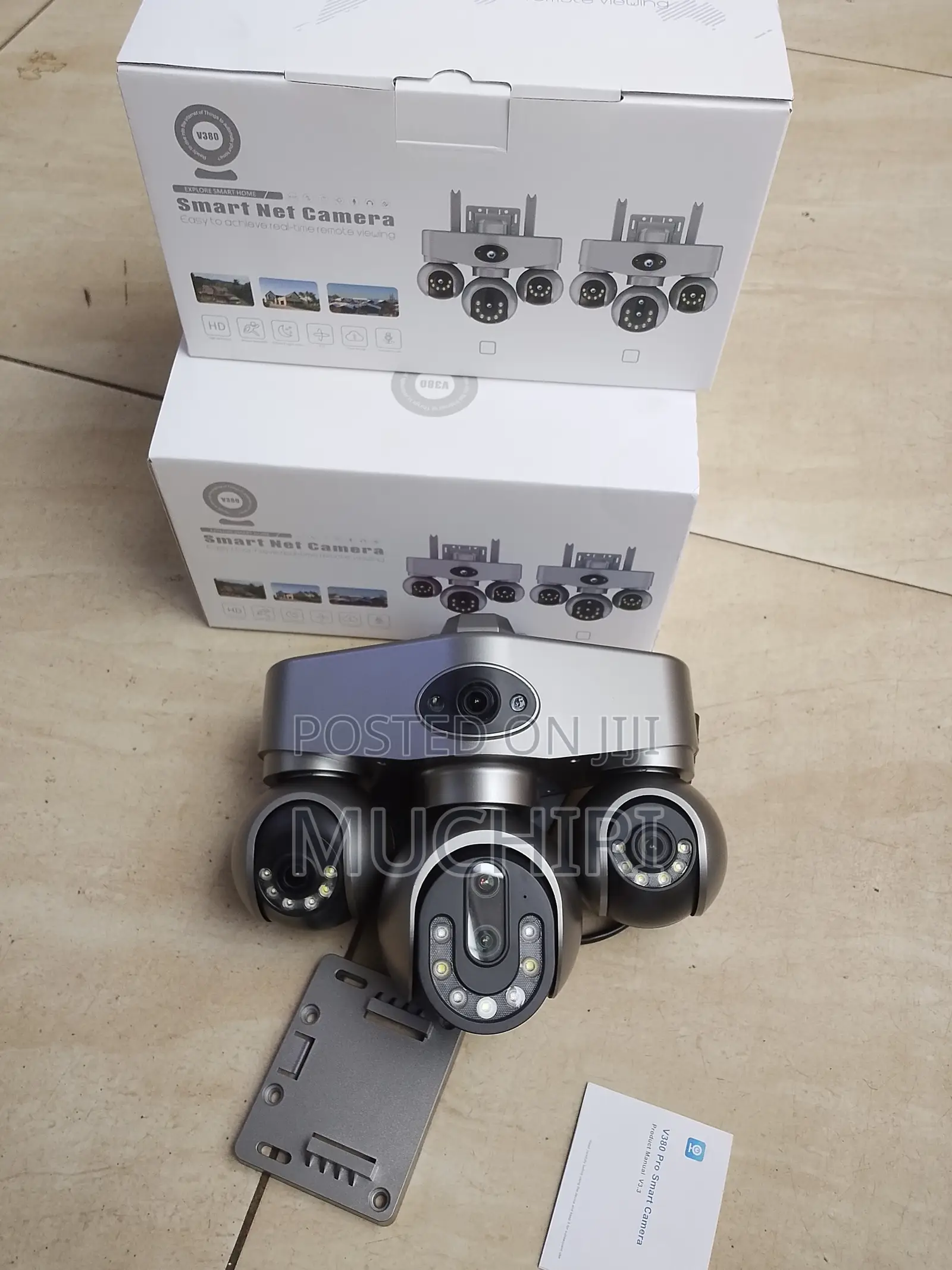 V380 Pro Standalone 4 Lens 4G Surveillance Camera