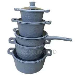 Bosch 10 PCS Granite Non-Stick CookWare Set Pots Sufuria