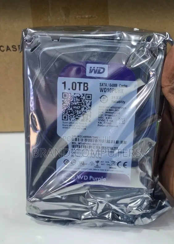 Western Digital WD10PURX 1TB Surveillance HDD