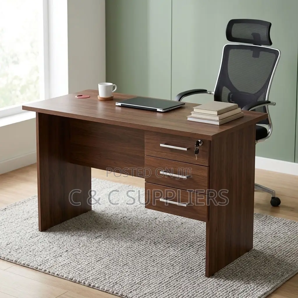 Custom-Made Home Office Study Desk.