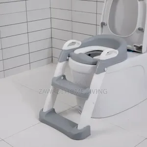 Grey Toilet Seat Ladder